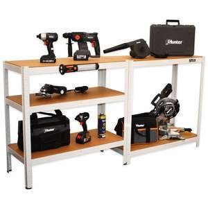 כוננית 5 מדפים מודולרית 180x90x40ס''מ Smith - צבע לבן