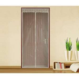 רשת נגד יתושים וזבובים לדלת עם מגנטים Bpatent - צבע לבן