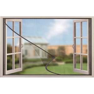 רשת נגד יתושים וזבובים לחלון Bpatent - צבע אפור