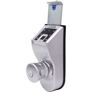 מנעול חכם עם טביעת אצבע וקוד אישי Elock Venus צבע Sand Chrome