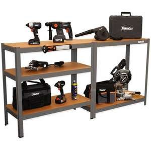 כוננית 5 מדפים מודולרית 180x90x40ס''מ Smith - צבע אפור