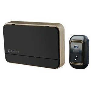 פעמון דלת אלחוטי דיגיטלי Omega צבע שחור