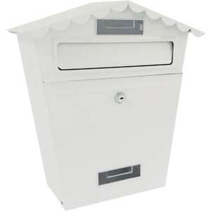 תיבת דואר אודם צבע לבן SIH