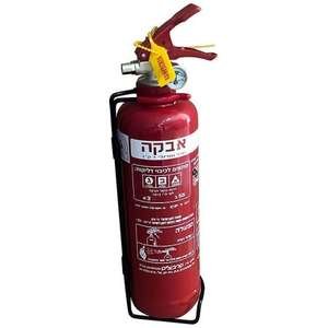 מטף כיבוי אש 1 קג אבקה ABC כולל מתלה לקירלרכב מבית קרבציק
