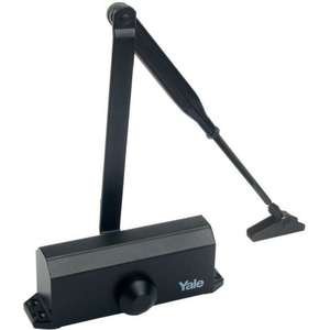 מחזיר דלת הידראולי סדרה 300 Yale צבע שחור