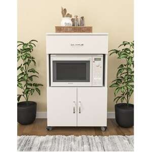 ארונית שרות רב תכליתית דגם Odelia מבית Tudo Design - צבע לבן