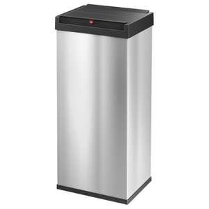 פח אשפה מלבני 52 ליטר Big Box Swing XL מבית Hailo - צבע נירוסטה