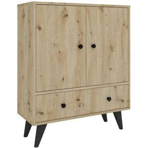 שידת אחסון דגם Porto מבית Tudo Design - בגוון עץ אלון