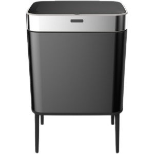 פח אשפה אלקטרוני חדשני 60 ליטר עם רגליים מבית Ramos - צבע שחור
