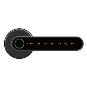 ידית קוד ביומטרית חכמה Yale - צבע שחור