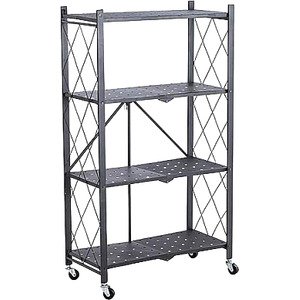 ארגונית 4 מדפים מתקפלת Bpatent - צבע שחור