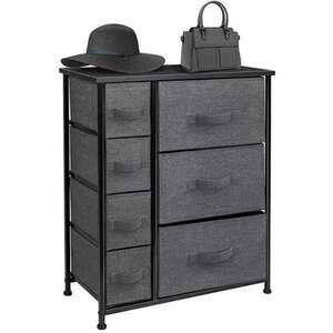 שידת אחסון קלה 7 מגירות דגם ניר מבית Ramos - צבע אפור