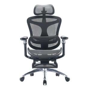 כסא ארגונומי מתכוונן דגם Doro C300 Pro Plus עם הדום נשלף מבית Sihoo - צבע שחור