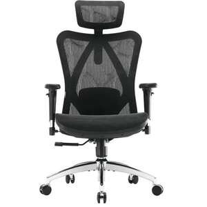 כסא ארגונומי מתכוונן דגם M57 מבית Sihoo - צבע שחור