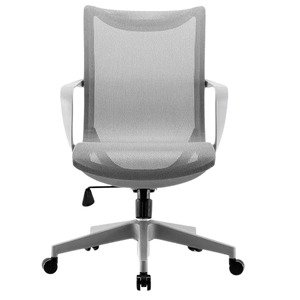 כסא משרדי מעוצב וארגונומי דגם M77 מבית Sihoo - צבע אפור בהיר