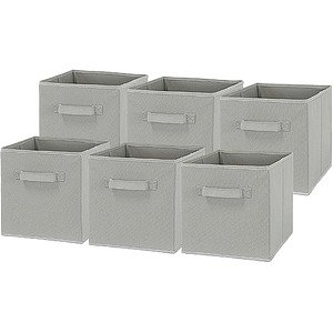 6 קופסאות בד מתקפלות לאחסון מבית Bpatent