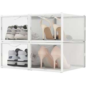 סט 4 קופסאות אחסון לנעליים מידה L מבית Bpatent