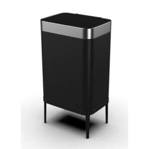 פח אשפה אלקטרוני 60 ליטר עם רגליים וחיישן אוטומטי עילי Ramos - צבע שחור