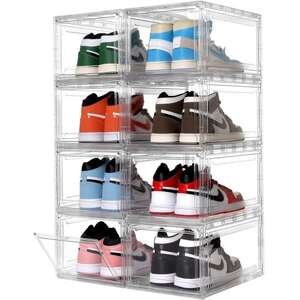 8 קופסאות אחסון נעליים מודולריות שקופות Ramos