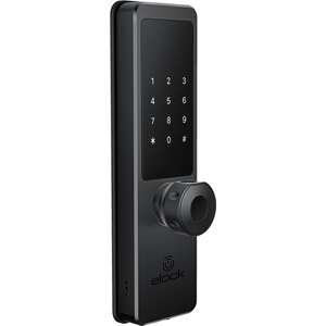 מנעול חכם לדלת הכניסה Wize Pro מבית Elock עם נעילת בריחים אוטומטית - צבע שחור