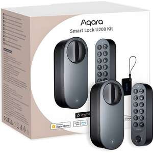 מערכת נעילה חכמה לדלת (כולל Keypad) Aqara Smart Lock U200 - צבע שחור