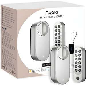 מערכת נעילה חכמה לדלת (כולל Keypad) Aqara Smart Lock U200 - צבע כסוף