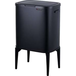 פח אשפה בנפח 33 ליטר דגם Calabria מבית Buona Casa - צבע שחור