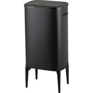 פח אשפה בנפח 53 ליטר דגם Calabria מבית Buona Casa - צבע שחור