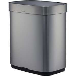 פח סנסור חכם 50 ליטר Buona Casa - כסוף מטאלי