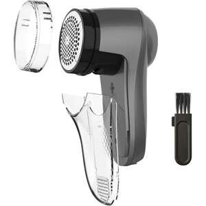 מסיר מוך נטען אלחוטי 500W עם ראש נירוסטה נשלף, עד 90 דקות עבודה, רשת מגן וקופסת איסוף שקופה דגם BXLR500E מבית Black+Decker -- שנתיים אחריות יבואן רשמי