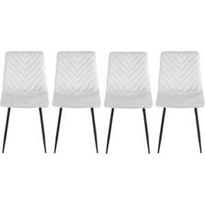 סט 4 כיסאות לפינת אוכל דגם Firenze מבית Brand Direct צבע אופוויט