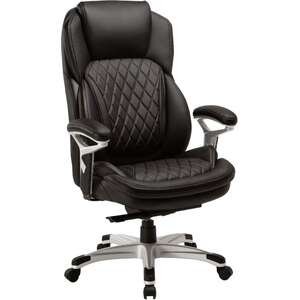 כסא מנהלים ארגונומי ואורתופדי מתכוונן דגם Pentagon מבית Fizzio - צבע שחור