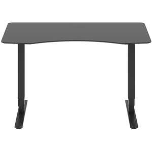 שולחן פניאומטי מתכוונן דגם Poco מבית Keisar - בגודל 105x70 ס''מ - צבע שחור