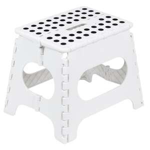 שרפרף מתקפל 39 סמ מבית HomeSet צבע לבן