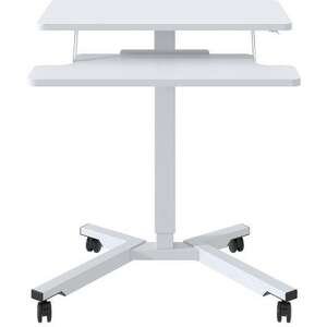 שולחן פניאומטי מתכוונן דגם Mini Two מבית Keisar - צבע לבן