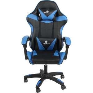 כיסא גיימינג דגם 7305 מבית Tesla צבע כחול