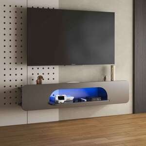 מזנון טלוויזיה צף ברוחב 146 ס''מ דגם Queens מבית StarShop - צבע שחור