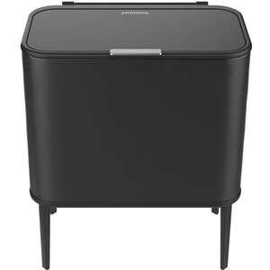 פח אשפה טאץ' 60 ליטר דגם BinaBin מבית Fennoma - שחור