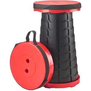 שרפרף טלסקופי מתקפל נייד מבית HomeSet - צבע אדום