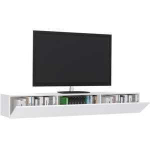 מזנון טלוויזיה צף ברוחב 180 ס''מ דגם Andy מבית Tudo Design - צבע לבן