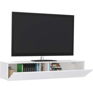 מזנון טלוויזיה צף ברוחב 135 ס''מ דגם Amit מבית Tudo Design - צבע לבן