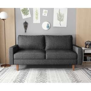 ספה תלת מושבית דגם Lara מבית Bradex - צבע אפור כהה