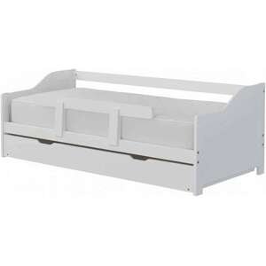 מיטת ילדים עם מיטת חבר כולל מזרנים דגם Tutti מבית Bradex בגודל 190x80 ס''מ - צבע לבן