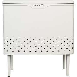 סל כביסה 60 ליטר Cestino - צבע לבן