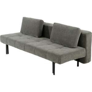 ספה תלת מושבית נפתחת למיטה וחצי דגם Donna מבית Bradex - צבע אפור כהה