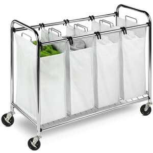 סל כביסה 4 תאים נירוסטה Honey Can Do