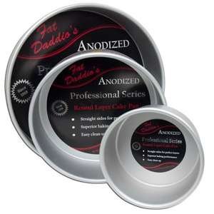 שלישיית תבניות עוגת גבינה 20/26/28 ס"מ Fat Daddios