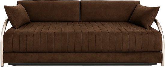 ספת נוער נפתחת למיטה זוגית King Comfort – צבע חום עם ארגז מצעים