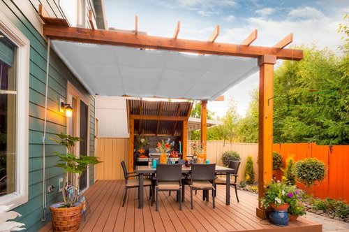 ברזנט עמיד לגשם 5x5 מטר Playa לבן