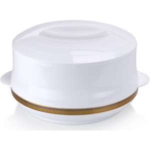 סיר תרמוס לאוכל 8 ליטר Asian Diplomat לבן